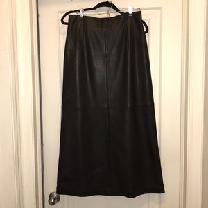 Bagatelle gorgeous vintage full leather skirt